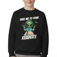 Take Me To Your Readers Across America Read More Books Youth Crewneck Sweatshirt