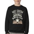 Reading All Winter Cozy Book Lover And Literary Escape Youth Crewneck Sweatshirt Reading All Winter Cozy Book Lover And Literary Escape Youth Crewneck Sweatshirt