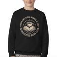 Retro Proud Introverted Book Club Anti Social Reader Youth Crewneck Sweatshirt