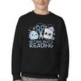 Rock Paper Scissors Nothing Beats Reading Book Lover Youth Crewneck Sweatshirt