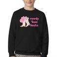 Rowdy 'Bout Books Cowboy Lovers Youth Crewneck Sweatshirt