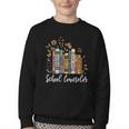 School Counselor Wildflower Books National School Counseling Youth Crewneck Sweatshirt School Counselor Wildflower Books National School Counseling Youth Crewneck Sweatshirt