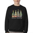 Seasons Readings All Booked For Christmas Book Reading Lover Youth Crewneck Sweatshirt Seasons Readings All Booked For Christmas Book Reading Lover Youth Crewneck Sweatshirt