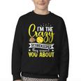 Softball Scorekeeper For a Score Book Keeper Youth Crewneck Sweatshirt