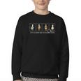 Stamp It's A Good Day To Read A Book Silly Goose Reading Youth Crewneck Sweatshirt