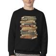 History Books Dream Like Martin Quote Black History Mo Youth Crewneck Sweatshirt