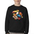 Toucan Reading Book Youth Crewneck Sweatshirt