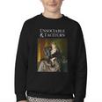 Unsociable And Taciturn Jane Austin Quote Book Classic Lit Youth Crewneck Sweatshirt