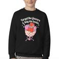 Valentines Book Lover Forget The Flowers And Buy Me Books Youth Crewneck Sweatshirt Valentines Book Lover Forget The Flowers And Buy Me Books Youth Crewneck Sweatshirt