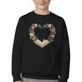 Vintage Book Lover Valentine Heart Youth Crewneck Sweatshirt Vintage Book Lover Valentine Heart Youth Crewneck Sweatshirt