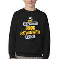 Women's Best Book Reviewer Critic Job Occupation Youth Crewneck Sweatshirt Women's Best Book Reviewer Critic Job Occupation Youth Crewneck Sweatshirt