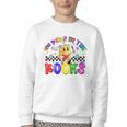 100 Days In The Book Fun 100 Days Of School Boy Girl Teacher Youth Crewneck Sweatshirt