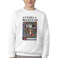 I Still Believe In 3982 Section Fairy Tale Book Lover Youth Crewneck Sweatshirt