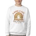 A Book A Day Keeps Reality Away Reading Youth Crewneck Sweatshirt A Book A Day Keeps Reality Away Reading Youth Crewneck Sweatshirt