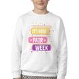 Book Fair Bookworm Library Its Book Fair Week Youth Crewneck Sweatshirt
