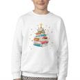 All Booked For Christmas Book Christmas Book Lover Librarian Youth Crewneck Sweatshirt All Booked For Christmas Book Christmas Book Lover Librarian Youth Crewneck Sweatshirt