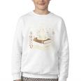 Books Coffee And Quiet Places Literature Youth Crewneck Sweatshirt