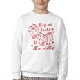 Buy Me Books And Tell Me I'm Pretty Youth Crewneck Sweatshirt Buy Me Books And Tell Me I'm Pretty Youth Crewneck Sweatshirt