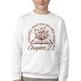 Chapter 21 Book Readers Flower Lovers 21st Birthday Girls Youth Crewneck Sweatshirt Chapter 21 Book Readers Flower Lovers 21st Birthday Girls Youth Crewneck Sweatshirt