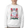 Cheshire Cat Alice In Wonderland Vintage Book Premium Youth Crewneck Sweatshirt
