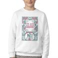 Cheshire Cat Alice In Wonderland Vintage Book Youth Crewneck Sweatshirt