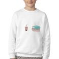 Coffee And Books Youth Crewneck Sweatshirt