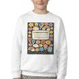 Composition Notebook Costume Teacher Matching Halloween Book Youth Crewneck Sweatshirt Composition Notebook Costume Teacher Matching Halloween Book Youth Crewneck Sweatshirt