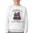 Dark Romance Book Emotionally Attached Fictional Characters Youth Crewneck Sweatshirt