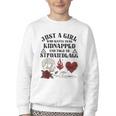 Dark Romance Smutt Book Merch Just A Good Girl STFUATTDLAGG Youth Crewneck Sweatshirt Dark Romance Smutt Book Merch Just A Good Girl STFUATTDLAGG Youth Crewneck Sweatshirt