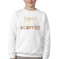 Dogs Books & Coffee Youth Crewneck Sweatshirt