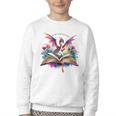 In My Fantasy Era Magic Dragon Book Youth Crewneck Sweatshirt