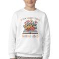 Floral Book Officially Retired 2025 A New Chapter Begins Youth Crewneck Sweatshirt