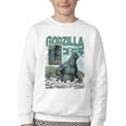 Godzilla Ocean Scene Comic Book Illustration Movie Monster Youth Crewneck Sweatshirt