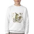 On My Way To Hoard Books And Cause Chaos Youth Crewneck Sweatshirt
