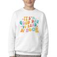 It’s A Good Day To Read A Book Reading Bookworm Reader Youth Crewneck Sweatshirt