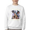 It's Not Hoarding If It's Books Reading Bookworm Reader Youth Crewneck Sweatshirt