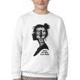 Just A Girl Who Loves Books Girls Books Lovers Youth Crewneck Sweatshirt