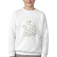 Just One More Chapter Reading Skeleton Book Lover Premium Tri-Blend Youth Crewneck Sweatshirt