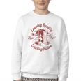 Leaving Reality Entering Fiction Book Lover Youth Crewneck Sweatshirt