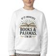 Magical Pajama And Book Lover Outfit For Readers Who Love Youth Crewneck Sweatshirt