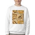 Orange Comic Book Orange Color Graphic Premium Tri-Blend Youth Crewneck Sweatshirt