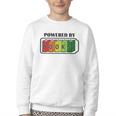 Powered By Books Bookworm Librarian Reading Youth Crewneck Sweatshirt