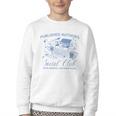 Published Authors Social Club Women Vintage Poet Book Writer Youth Crewneck Sweatshirt
