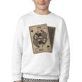 Queen Of Books Playing Card Aesthetic For Book Lovers Premium Tri-Blend Youth Crewneck Sweatshirt Queen Of Books Playing Card Aesthetic For Book Lovers Premium Tri-Blend Youth Crewneck Sweatshirt