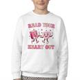 Read Your Heart Out Teacher Valentine Book Youth Crewneck Sweatshirt