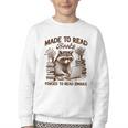 Reading Book Lover Made To Read Books Forces To Read Emails Youth Crewneck Sweatshirt Reading Book Lover Made To Read Books Forces To Read Emails Youth Crewneck Sweatshirt
