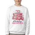 Retro Groovy Valentine Men Women Kid Tees By Emily All Booked For Valentines Book Reading Bookworm Nerdy Youth Crewneck Sweatshirt Retro Groovy Valentine Men Women Kid Tees By Emily All Booked For Valentines Book Reading Bookworm Nerdy Youth Crewneck Sweatshirt
