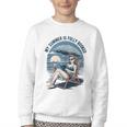 My Summer Is Fully Booked Fun Girls Summer Book Lovers Youth Crewneck Sweatshirt