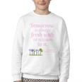 Tomorrow Is Fresh Anne Of Green Gables Book Quote Shirt Premium Tri-Blend Youth Crewneck Sweatshirt