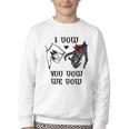 I Vow You Vow We Vow Merch Dark Romance Smutty Book Smutt Youth Crewneck Sweatshirt